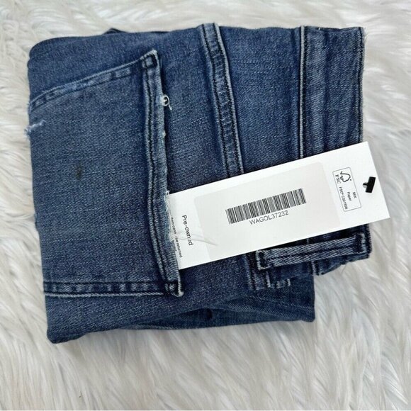 Agolde Women's Sophie Denim Hi-Rise Distressed Mid-Rise Skinny Jeans W26/L26 - Picture 12 of 13